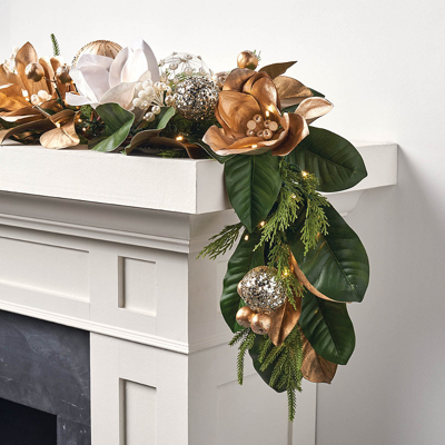 Frontgate Gilded Glamour Garland