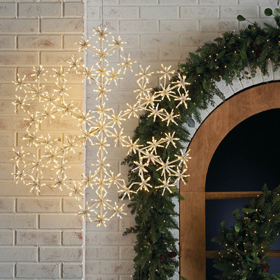 Frontgate Twinkling Cluster Snowflake