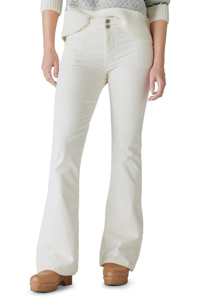 Lucky Brand Stevie High Waist Flare Jeans In Moon Dust