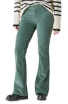 Lucky Brand Stevie High Waist Flare Jeans In Fairytale Green