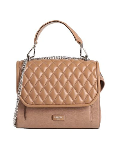 Lancel Woman Handbag Brown Size - Soft Leather