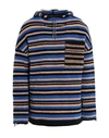 Jacquemus Striped Sweatshirt In Brown