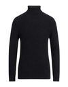 Irish Crone Man Turtleneck Midnight Blue Size Xl Acrylic, Alpaca Wool, Polyamide, Wool In Blue