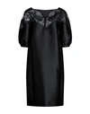 Alberta Ferretti Woman Midi Dress Black Size 4 Polyester, Silk