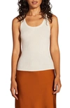 Favorite Daughter The Take It Easy Merino Wool Rib Tank In Ivory