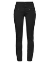 Liu •jo Woman Pants Black Size 28w-30l Cotton, Polyester, Elastane, Soft Leather