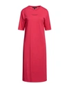 Armani Exchange Woman Midi Dress Fuchsia Size M Cotton In Pink