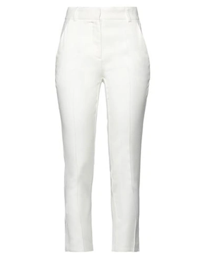 Pinko Woman Pants Ivory Size 2 Viscose In White