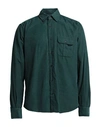 Glanshirt Man Shirt Deep Jade Size 15 Cotton In Green