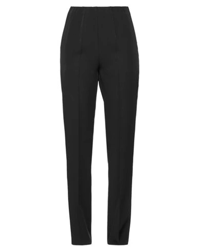 Boutique De La Femme Woman Pants Black Size 4 Polyester, Elastane
