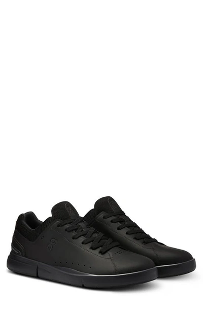 On The Roger Advantage Tennis Sneaker In Black/black