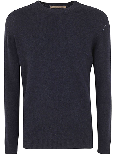 Nuur Long Sleeves Crew Neck Sweater Clothing In Blue