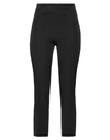 Boutique De La Femme Woman Pants Black Size 6 Polyester, Elastane