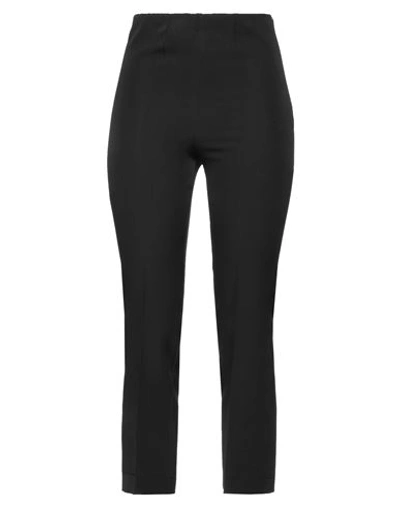 BOUTIQUE DE LA FEMME BOUTIQUE DE LA FEMME WOMAN PANTS BLACK SIZE M POLYESTER, ELASTANE