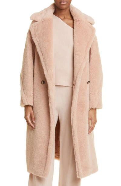 Max Mara Tedgirl Coat In Pink