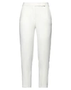 Mem.js Mem. Js Woman Pants White Size 4 Polyester, Elastane