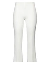 Compagnia Italiana Woman Pants Ivory Size 8 Polyester, Elastane In White