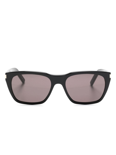 Saint Laurent Square-frame Sunglasses In 黑色