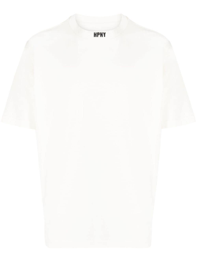 Heron Preston Ex-ray Logo-patch Cotton T-shirt In White,black