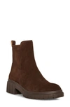 Blondo Prestly Waterproof Leather Bootie In Java Suede