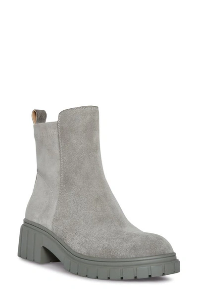 Blondo Prestly Waterproof Leather Bootie In Fallen Rock Suede