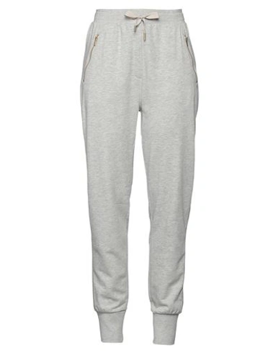 Yes Zee By Essenza Woman Pants Light Grey Size L Cotton, Polyester In Grey
