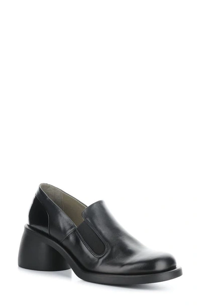 Fly London Huch Loafer In Black