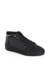 ANDROID HOMME Leather Mid-Top Sneakers