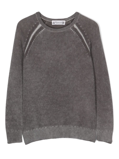 Bonpoint Sweatshirt Aus Kaschmir In Grey