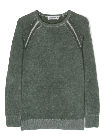 Bonpoint Kids' Sweatshirt Aus Kaschmir In Green