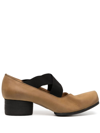 Uma Wang Leather Ballerina In Brown