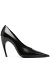 Nensi Dojaka 110mm Pointed-toe Leather Pumps In Black