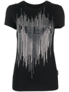 PHILIPP PLEIN CRYSTAL-EMBELLISHED LOGO T-SHIRT