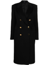 Tagliatore Parigi Double-breasted Wool Coat In Negro