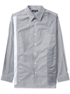 COMME DES GARÇONS HOMME DEUX STRIPED BUTTON-UP COTTON SHIRT