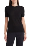 Hugo Boss Boss Falyssiasi Wool T-shirt In Black