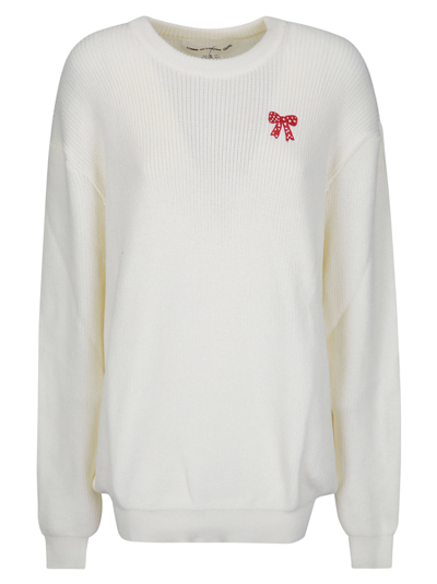 Comme Des Garcons Girl Ladies Sweater In White