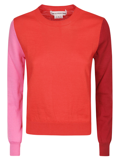 Comme Des Garcons Girl Ladies Sweater In Red