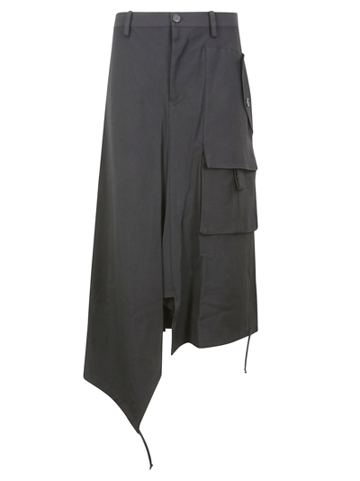 Yohji Yamamoto R-string Hem Skirt In 1