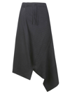 MARQUES' ALMEIDA MERINO WOOL KNITTED SKIRT