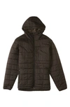 Billabong Journey Recycled Polyester Puffer Jacket In Black