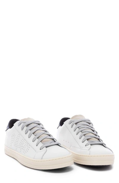 P448 John Sneaker In White/ Navy