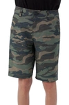 O'neill Kids' Reserve Hyperfreak Hybrid Shorts In Camo