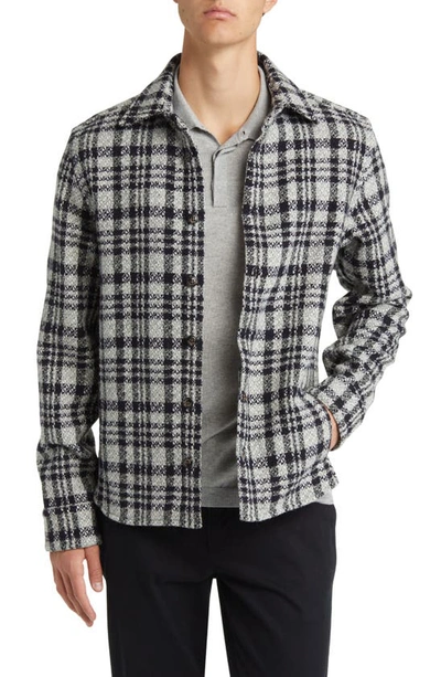 Peregrine Check Wool Overshirt In Westbury Check