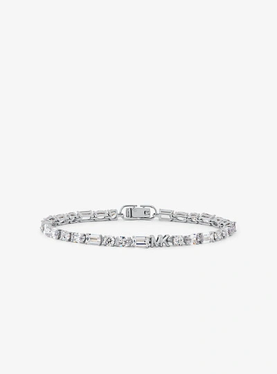 Michael Kors Precious Metal-plated Sterling Silver Cubic Zirconia Tennis Bracelet