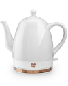 PINKY UP PINKY UP NOELLE GREY CERAMIC ELECTRIC TEA KETTLE
