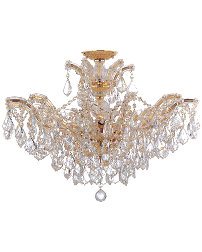 Crystorama 6-light Maria Theresa Semi Flush Mount