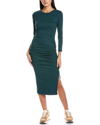 Michael Stars Christina Midi Dress In Green