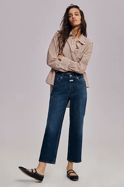 Closed Milo Mid-rise Straight-leg Jeans In Blue