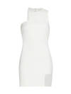 Amanda Uprichard Women's Briggs Asymmetric Minidress In Ivory